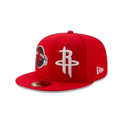 Sapca New Era Houston Rockets NBA Double Hit 59FIFTY Fitted - Rosii